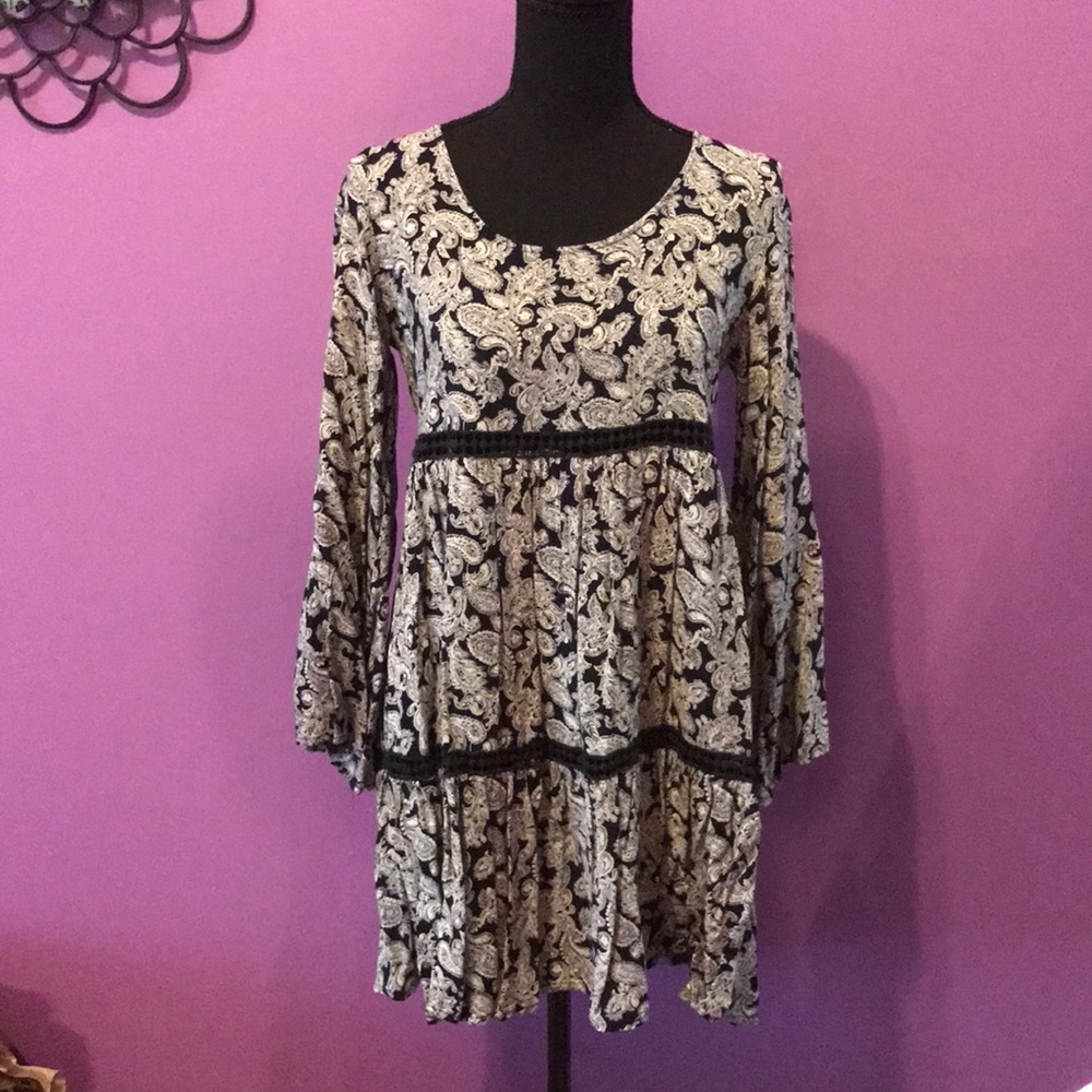Black and white paisley dress OFFERS WELCOME